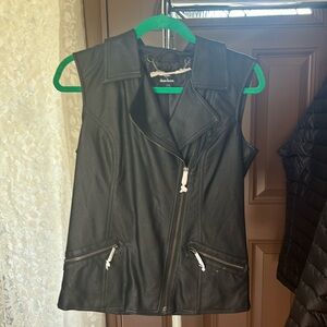 Brand new vegan leather vest